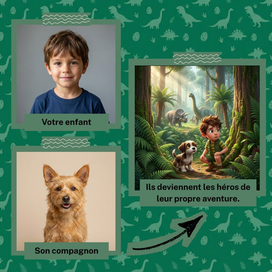 Hugo et Rex au pays des dinosaures