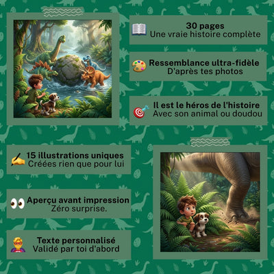 Hugo et Rex au pays des dinosaures