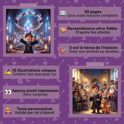 Adam et Simba à l'école des sorciers