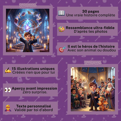 Adam et Simba à l'école des sorciers