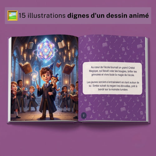 Adam et Simba à l'école des sorciers