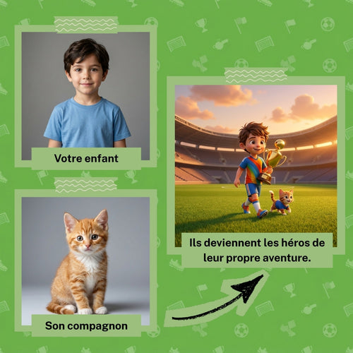 Noah et Pacha, champions de foot