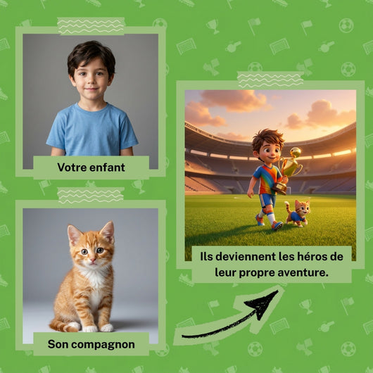 Noah et Pacha, champions de foot
