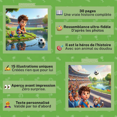 Noah et Pacha, champions de foot