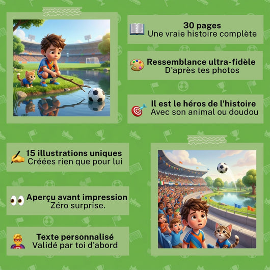 Noah et Pacha, champions de foot