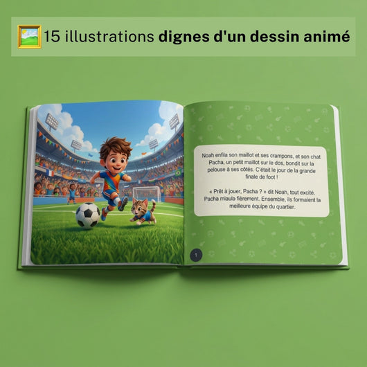 Noah et Pacha, champions de foot